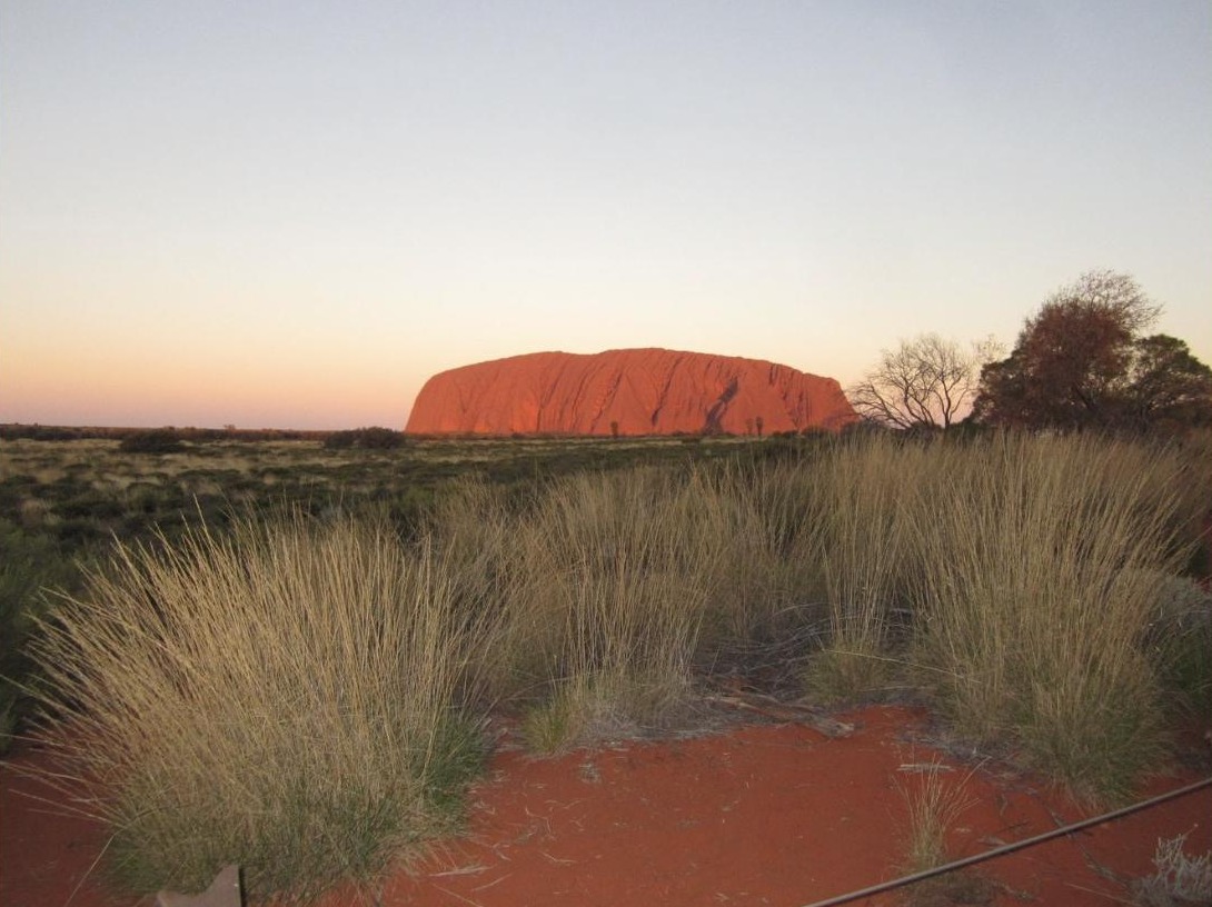 Uluru at sunset