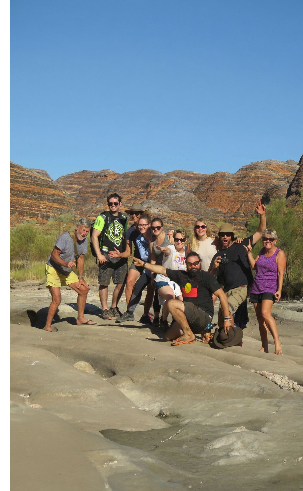 Traveller in a Kimberley gorge